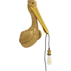 KARE Design Appliques|Applique Animal Spoonbill Dore 29X62Cm