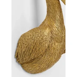 KARE Design Appliques|Applique Animal Spoonbill Dore 29X62Cm