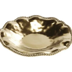 KARE Design Assiettes|Assiette Bell Dore O36Cm