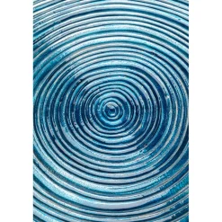 KARE Design Assiettes Décoratives|Assiette Décorative Melia Bleu Fonce O46Cm