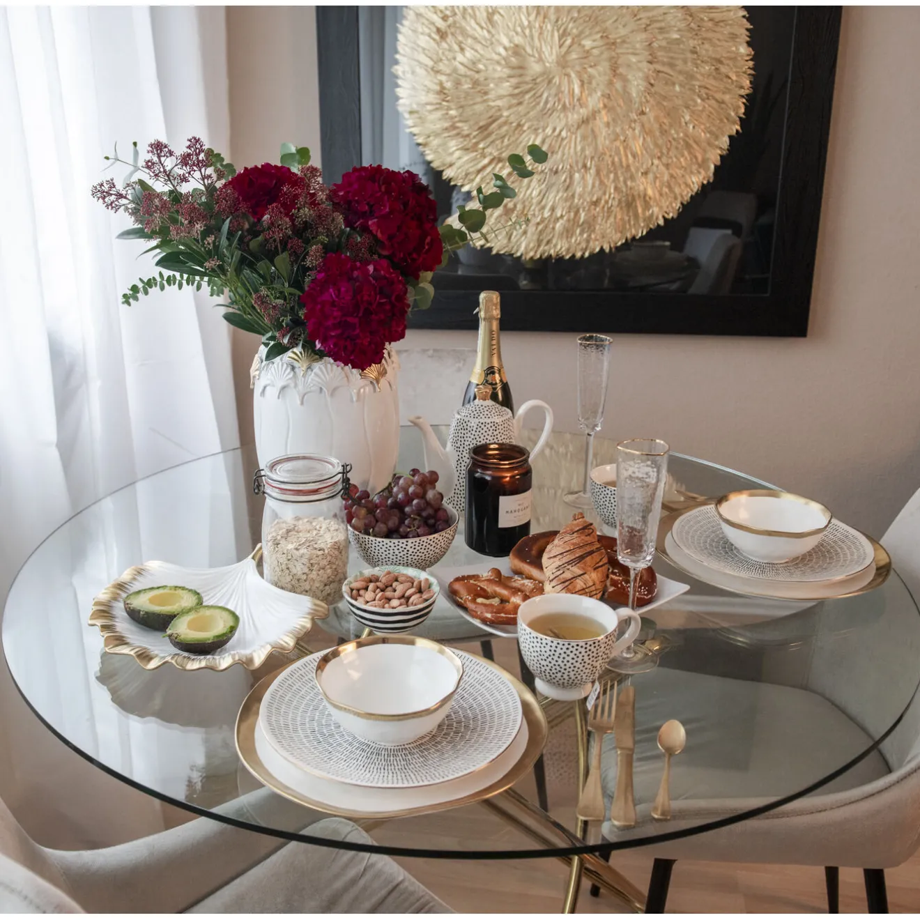 KARE Design Assiettes|Assiette De Presentation Bell O38Cm