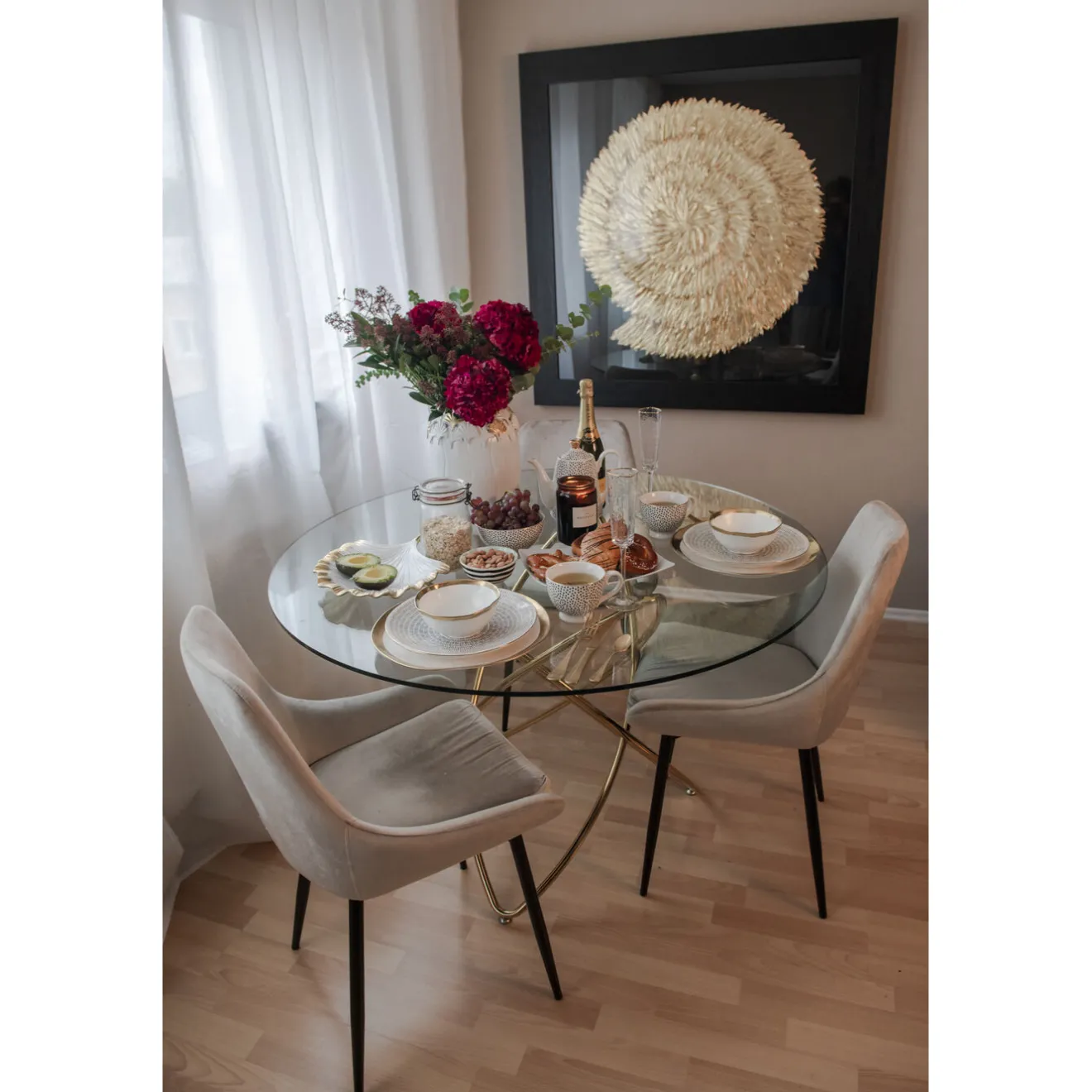 KARE Design Assiettes|Assiette De Presentation Bell O38Cm