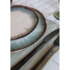 KARE Design Assiettes|Assiette Laguna Bleu O26Cm