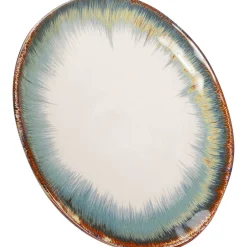 KARE Design Assiettes|Assiette Laguna Bleu O26Cm