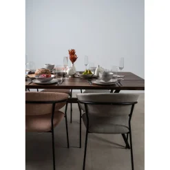 KARE Design Assiettes|Assiette Organic Gris O26Cm
