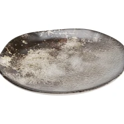 KARE Design Assiettes|Assiette Savannah Marron/Gris O26Cm