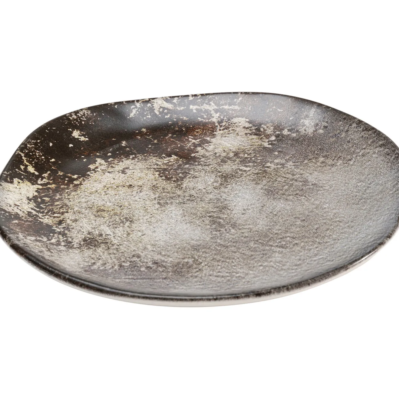 KARE Design Assiettes|Assiette Savannah Marron/Gris O26Cm