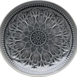 KARE Design Assiettes|Assiette Sicilia Mandala Gris O27Cm