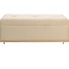 KARE Design Banquettes Rembourrées|Banquette Buttons Storage Beige Pm