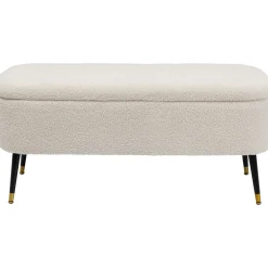 KARE Design Bancs Coffres|Banquette Coffre Rico Blanc