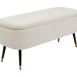 KARE Design Bancs Coffres|Banquette Coffre Rico Blanc