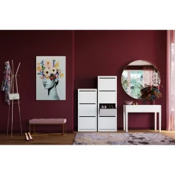 KARE Design Banquettes Rembourrées|Banquette Crossover Rose Laiton 90X40Cm