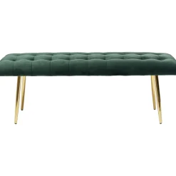 KARE Design Banquettes Rembourrées|Banquette Dallas Velours Vert 110Cm