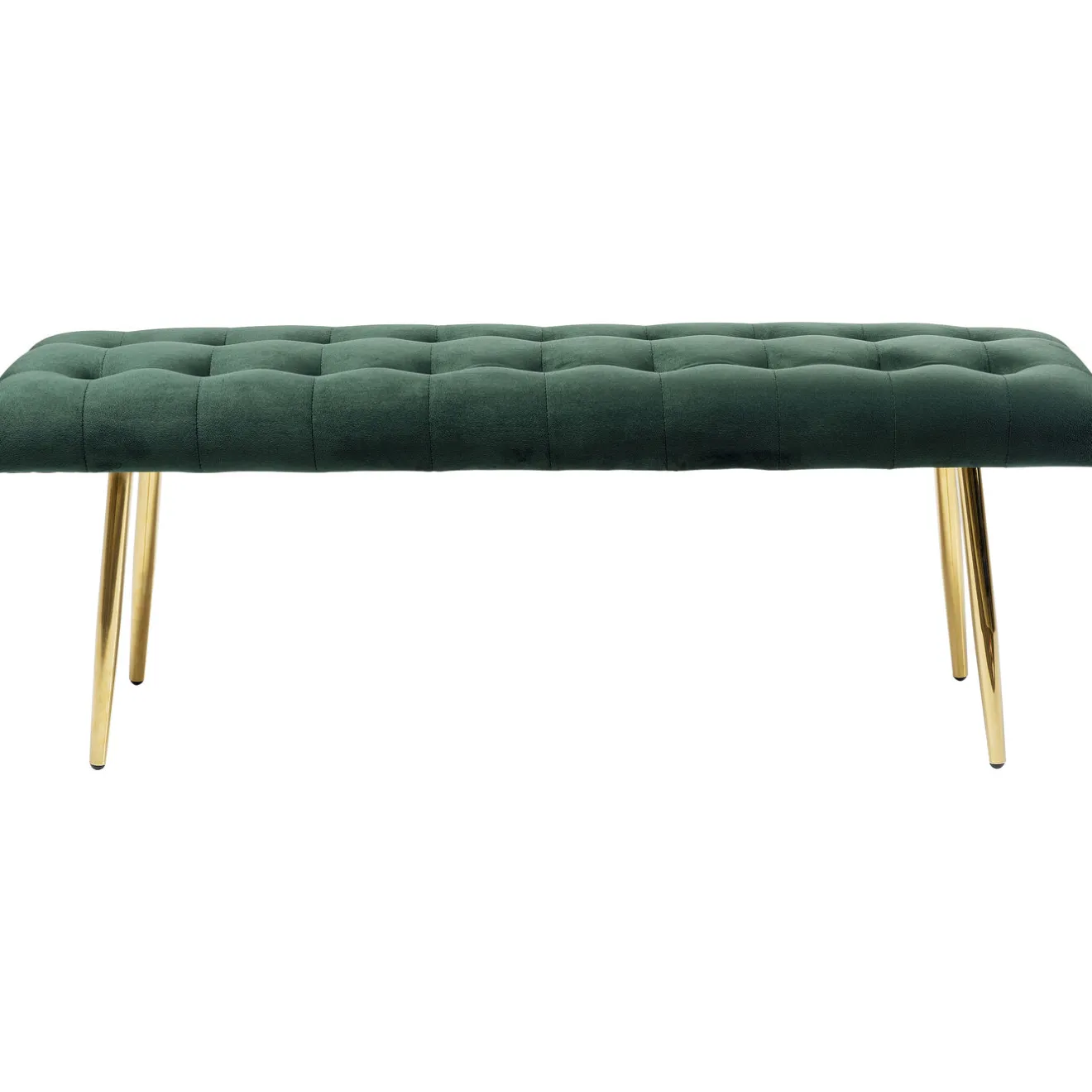 KARE Design Banquettes Rembourrées|Banquette Dallas Velours Vert 110Cm