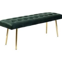 KARE Design Banquettes Rembourrées|Banquette Dallas Velours Vert 110Cm