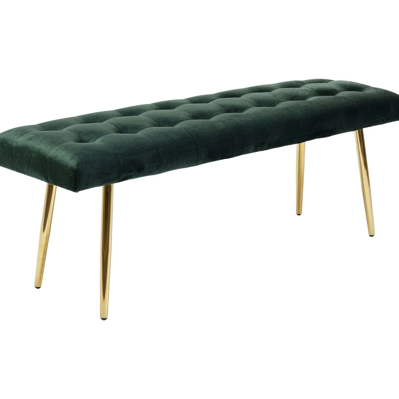 KARE Design Banquettes Rembourrées|Banquette Dallas Velours Vert 110Cm