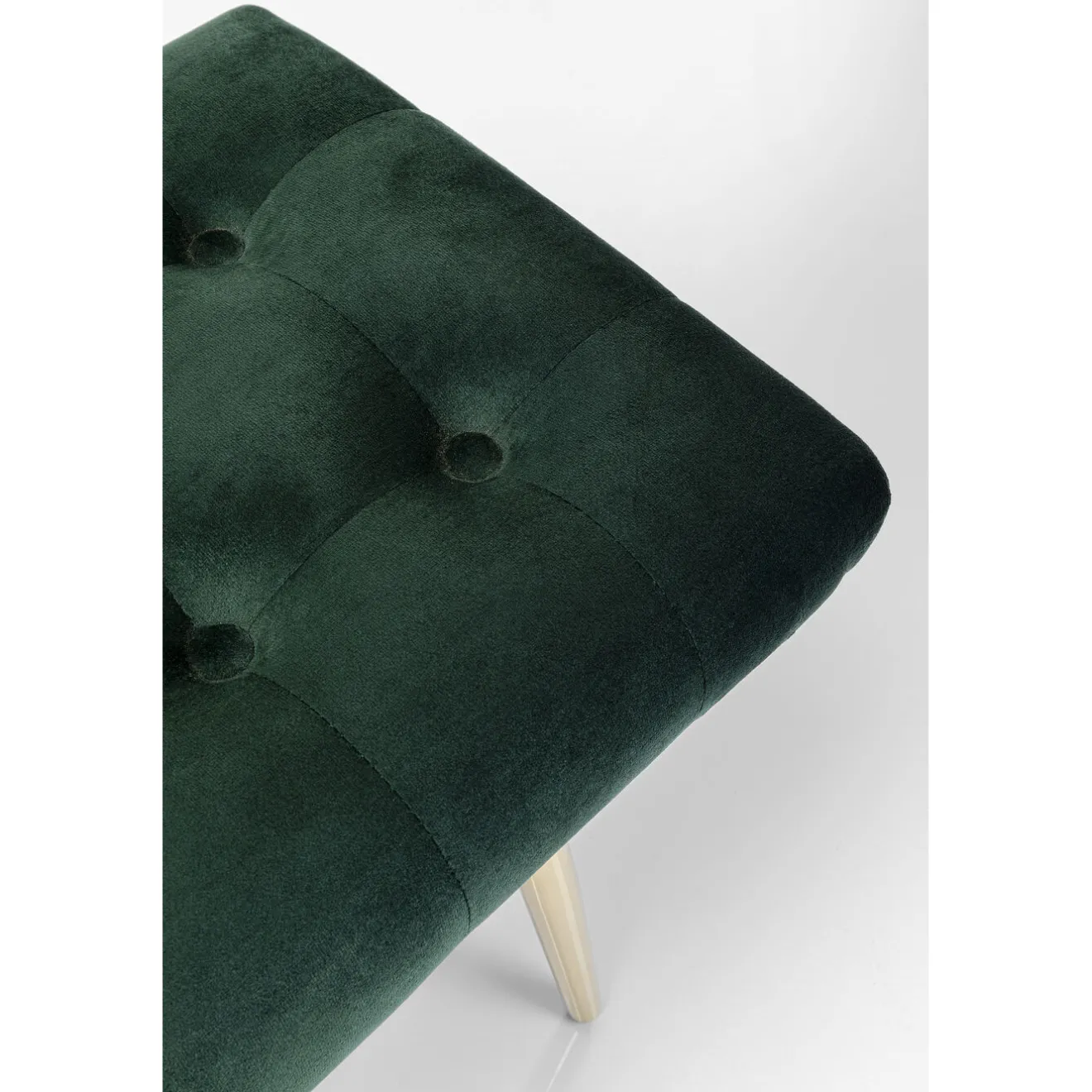KARE Design Banquettes Rembourrées|Banquette Dallas Velours Vert 110Cm