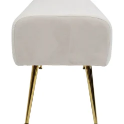 KARE Design Banquettes Rembourrées|Banquette Deria Velours Creme 110Cm