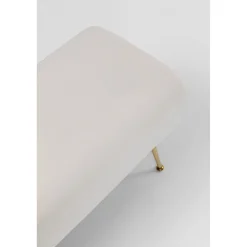 KARE Design Banquettes Rembourrées|Banquette Deria Velours Creme 110Cm