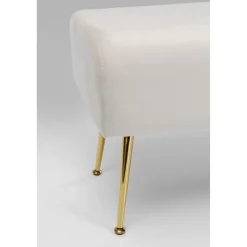 KARE Design Banquettes Rembourrées|Banquette Deria Velours Creme 110Cm