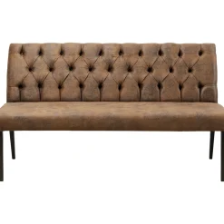 KARE Design Bancs Pour Tables De Repas|Banquette Econo Buttons Vintage 162Cm