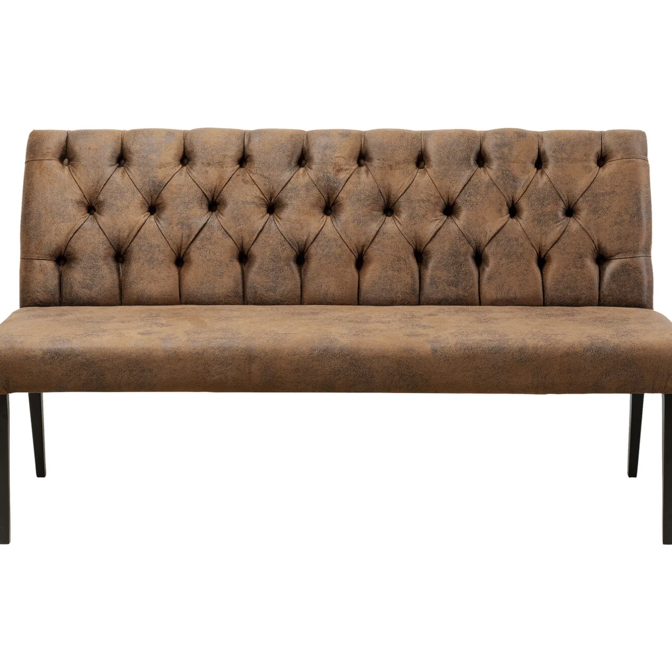 KARE Design Bancs Pour Tables De Repas|Banquette Econo Buttons Vintage 162Cm