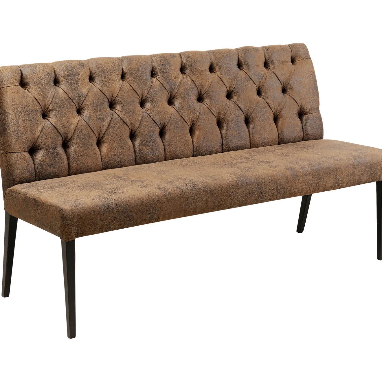 KARE Design Bancs Pour Tables De Repas|Banquette Econo Buttons Vintage 162Cm