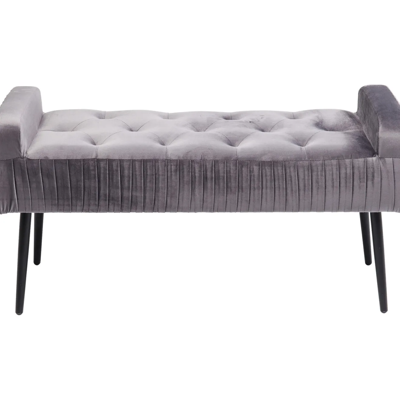KARE Design Banquettes Rembourrées|Banquette Lofty Gris-Noir
