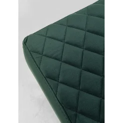 KARE Design Banquettes Rembourrées|Banquette Smart Velours Vert Fonce Laiton 90Cm