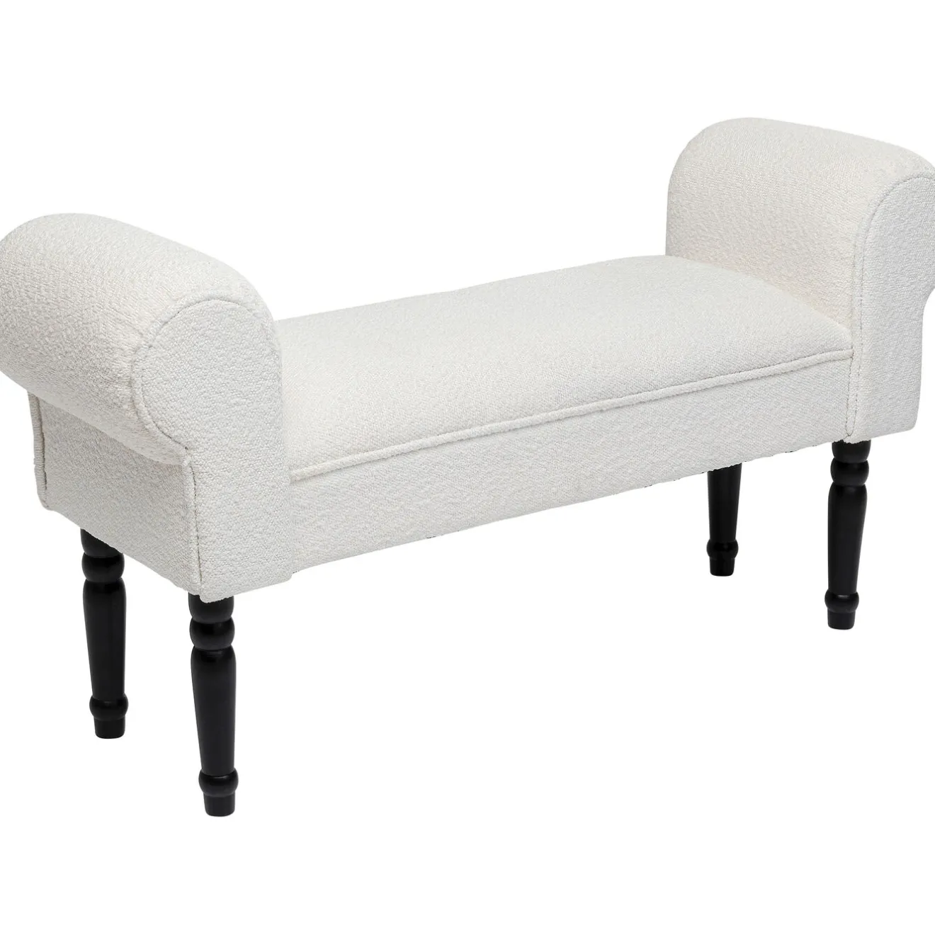 KARE Design Banquettes Rembourrées|Banquette Wing Creme Noir
