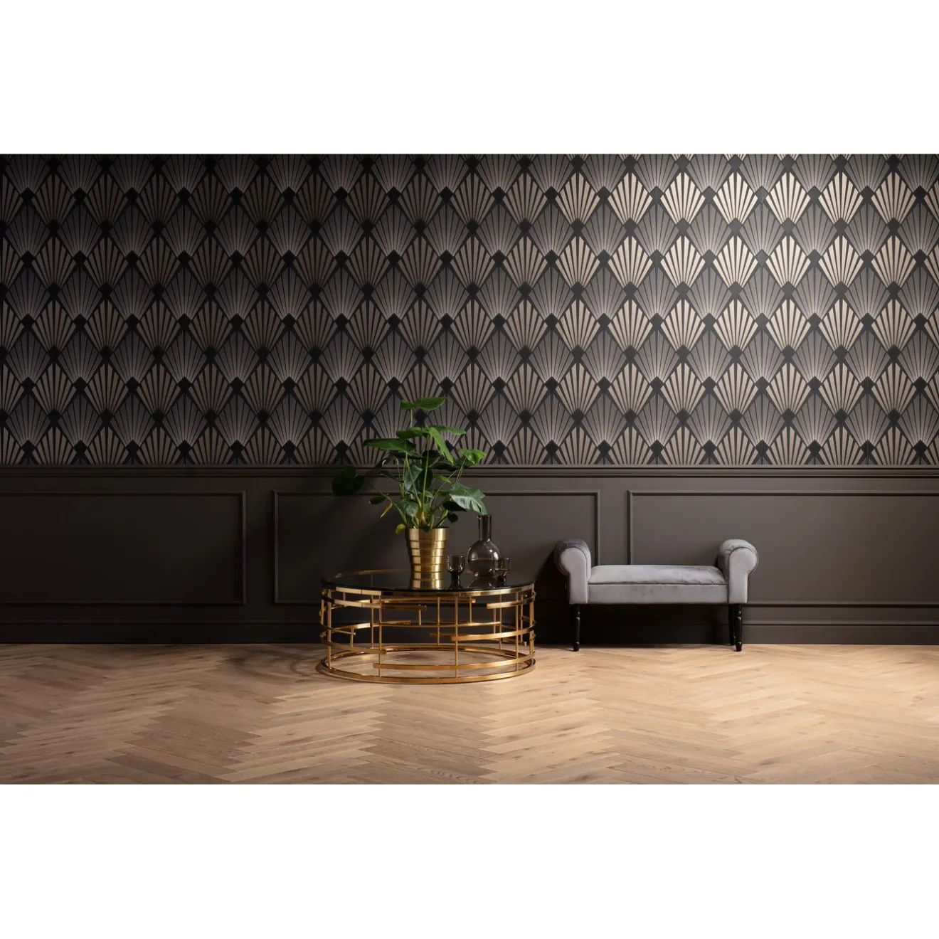 KARE Design Banquettes Rembourrées|Banquette Wing Gris