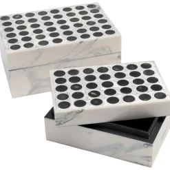 KARE Design Boîtes|Boite Dotted (2/Set)