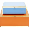 KARE Design Boîtes|Boite Neomi Orange Bleu (2/Set)