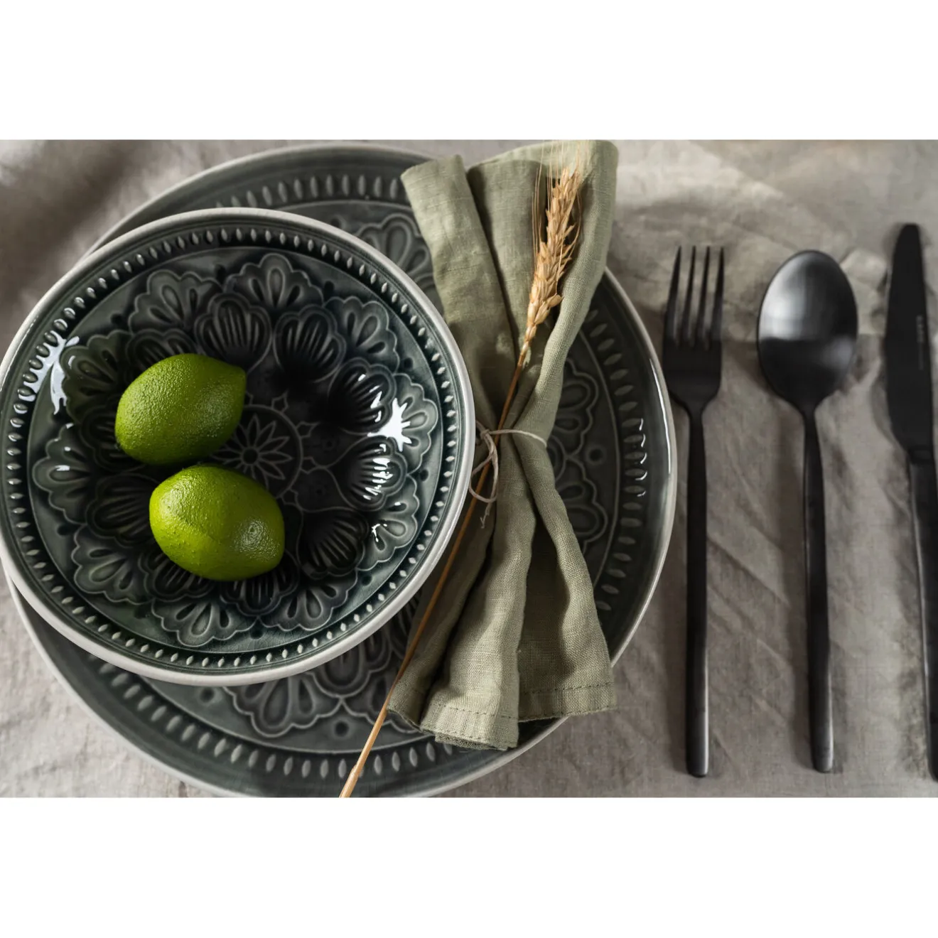 KARE Design Coupes|Bol Sicilia Mandala Gris O18