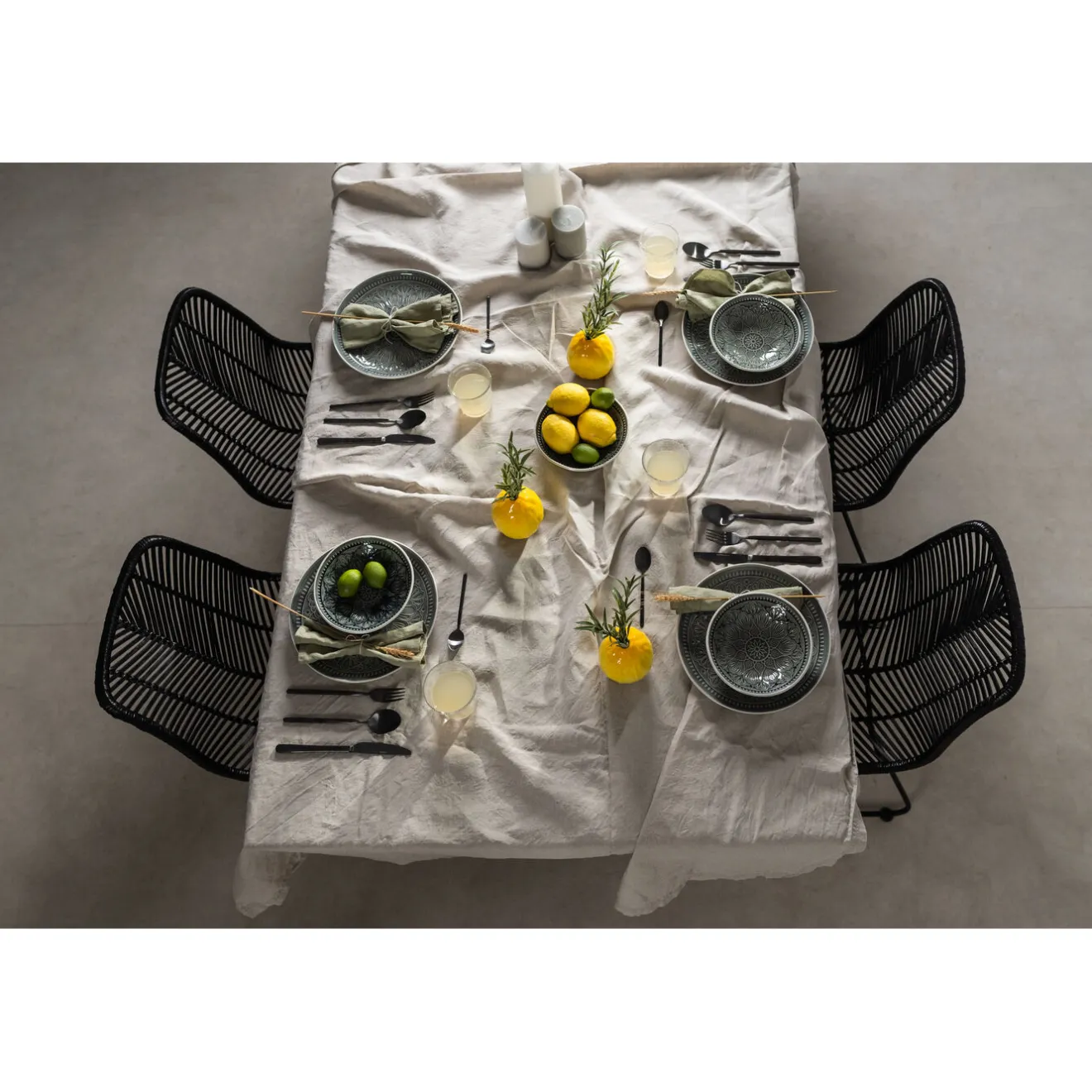 KARE Design Coupes|Bol Sicilia Mandala Gris O18