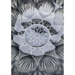 KARE Design Coupes|Bol Sicilia Mandala Gris O18