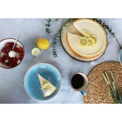 KARE Design Bols Pour Céréales|Bol Swirl Bleu O14Cm