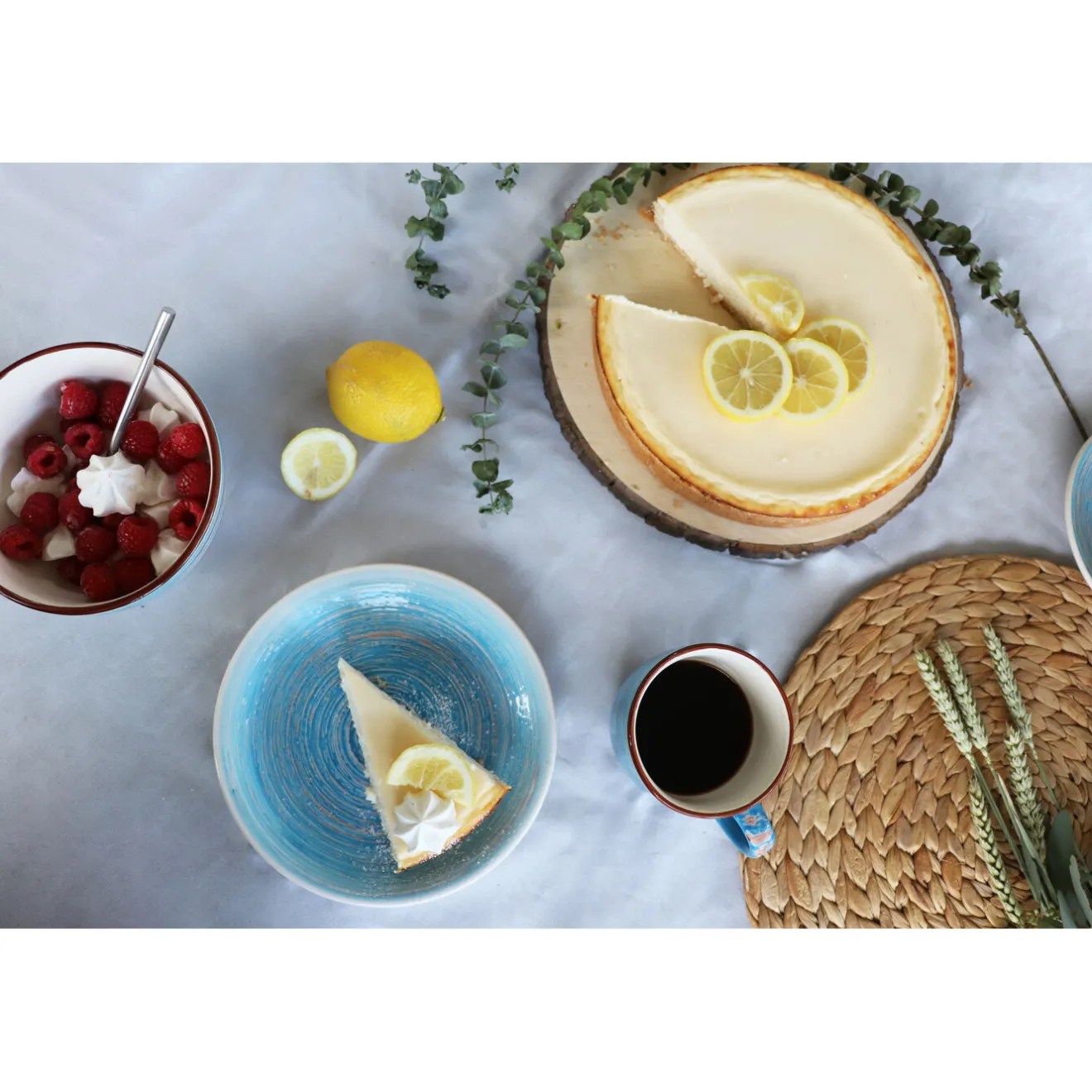 KARE Design Bols Pour Céréales|Bol Swirl Bleu O14Cm