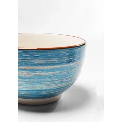 KARE Design Bols Pour Céréales|Bol Swirl Bleu O14Cm