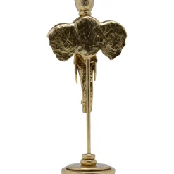 KARE Design Bougeoirs|Bougeoir Elephant Head Dore 36Cm