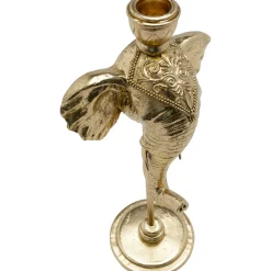 KARE Design Bougeoirs|Bougeoir Elephant Head Dore 36Cm
