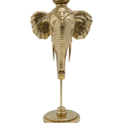 KARE Design Bougeoirs|Bougeoir Elephant Head Dore 49Cm