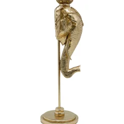 KARE Design Bougeoirs|Bougeoir Elephant Head Dore 49Cm