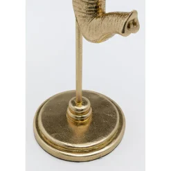 KARE Design Bougeoirs|Bougeoir Elephant Head Dore 49Cm