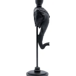 KARE Design Bougeoirs|Bougeoir Elephant Head Noir 36Cm