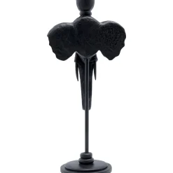 KARE Design Bougeoirs|Bougeoir Elephant Head Noir 36Cm