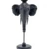 KARE Design Bougeoirs|Bougeoir Elephant Head Noir 49Cm
