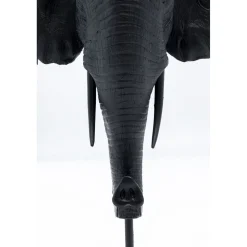 KARE Design Bougeoirs|Bougeoir Elephant Head Noir 49Cm