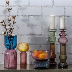 KARE Design Bougeoirs|Bougeoir Marvelous Duo Vert Marron 49Cm