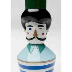 KARE Design Bougeoirs|Bougeoir Monsieur Mustache 16Cm